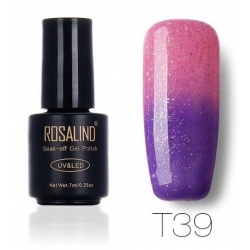 Гел Лак Термо 2в1 с Брокат 7ml T39 Rosalind